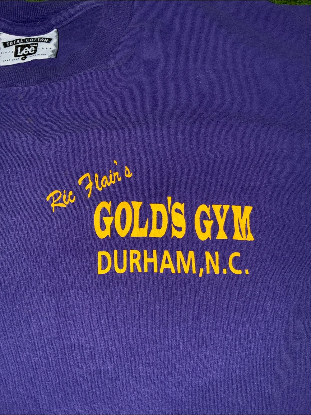 Vintage Ric Flair’s Purple Gold's Gym T-Shirt